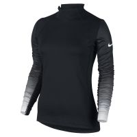 Nike shirt lange mouw Pro HyperWarm black/white dames (foto 1)