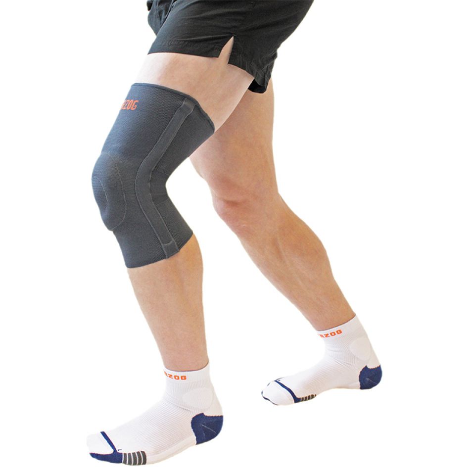 Herzog Pro Compression Knee Support zwart (foto 1)