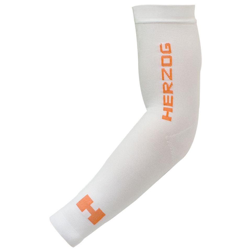 Herzog Pro Sport Compression Armsleeves wit (foto 1)