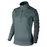 Nike shirt lange mouw winter 1/2 zip heather dames (foto 1)