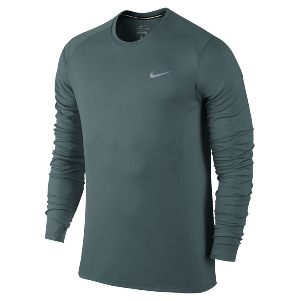bibliotheek potlood analogie Nike shirt lange mouw Miler heather heren kopen – Heren