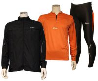 Asics Set Apollo 3-delig zwart heren