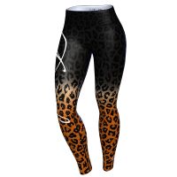 Anarchy apparel lange tight Ocelot black/orange dames (foto 1)