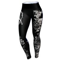 Anarchy apparel lange tight Vaeneti black/white Dames (foto 1)