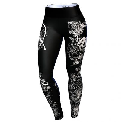 Anarchy apparel lange tight Vaeneti black/white Dames