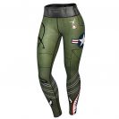 Anarchy apparel lange tight compressie Bomber