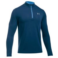 Under Armour shirt lange mouw 1/2 zip  Threadborne™ Streake blue heren (foto 1)