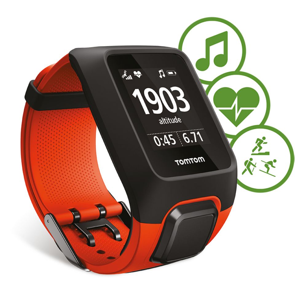 TomTom Runner 3 Adventurer Cardio+Music+GPS oranje (foto 1)