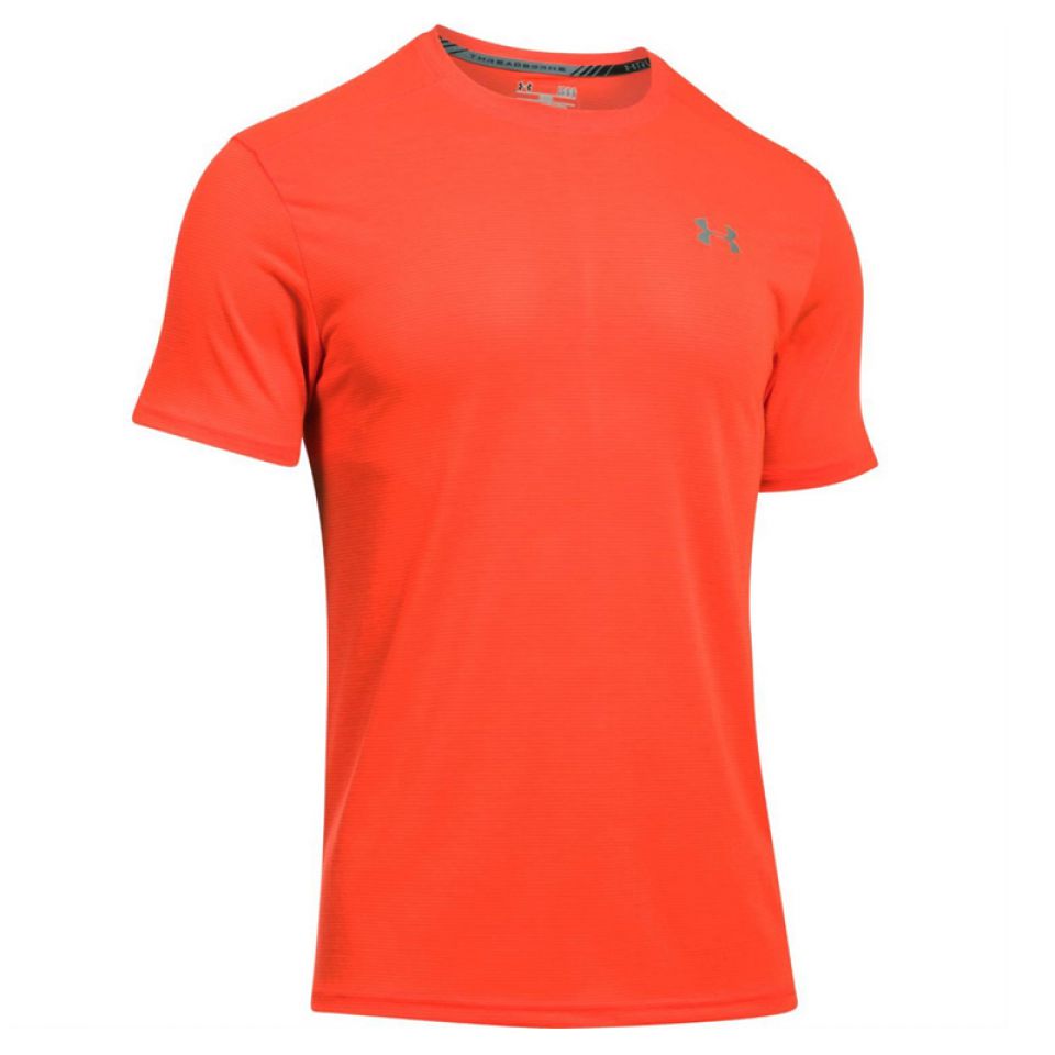 Ik was mijn kleren pil Helder op Under Armour shirt korte mouw Streaker orange heren kopen – Heren