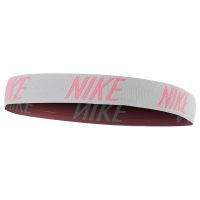 Nike haarband NIKE logo white/pink