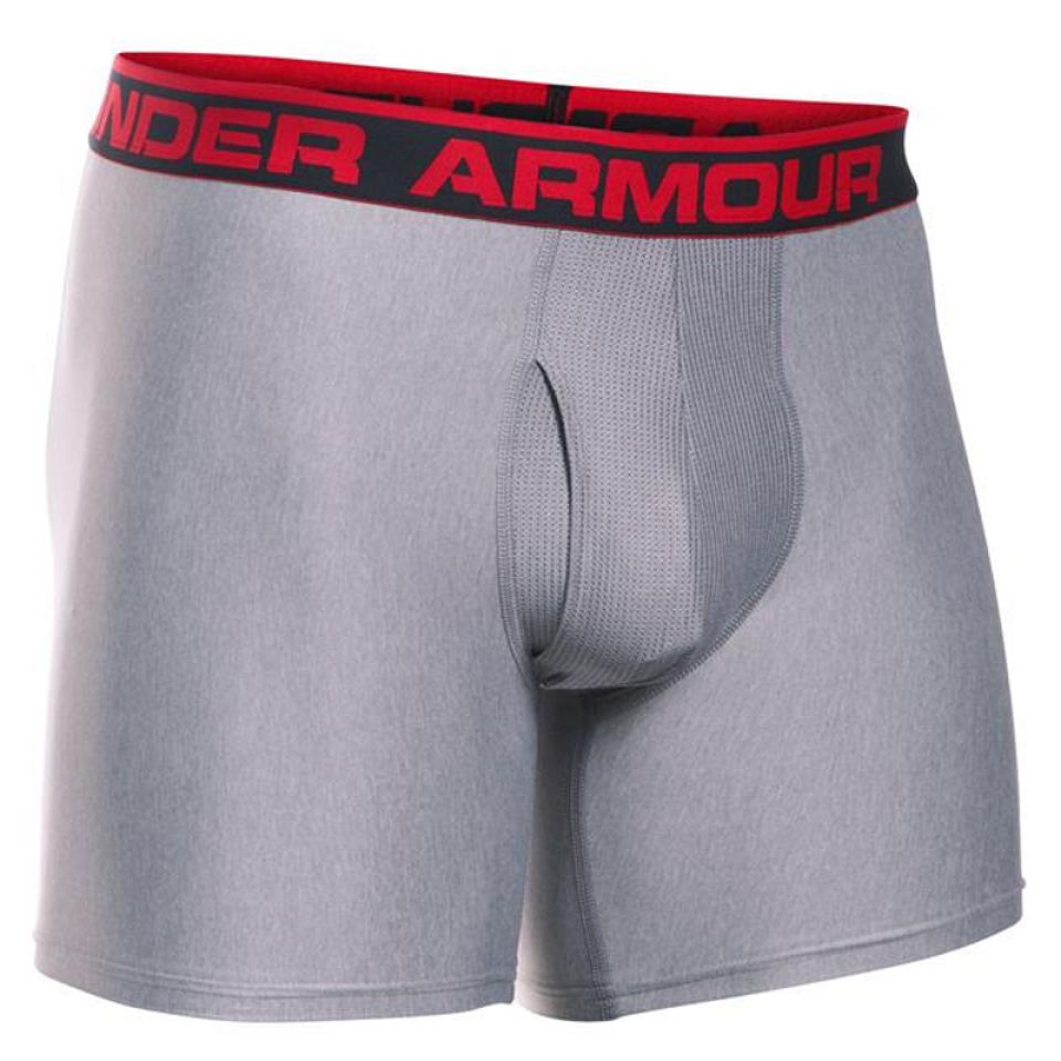 Under Armour boxershort 15cm boxerjock Original grey heren (foto 1)