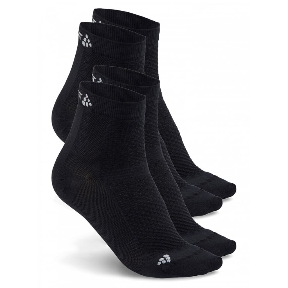 Craft sok 2-pack Stay Cool Mid black uni (foto 1)