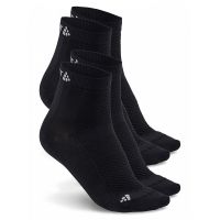 Craft sok 2-pack Stay Cool Mid black uni