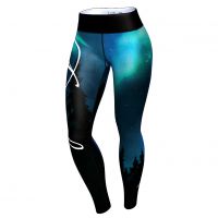 Anarchy apparel lange tight Aurora black/aqua dames (foto 1)