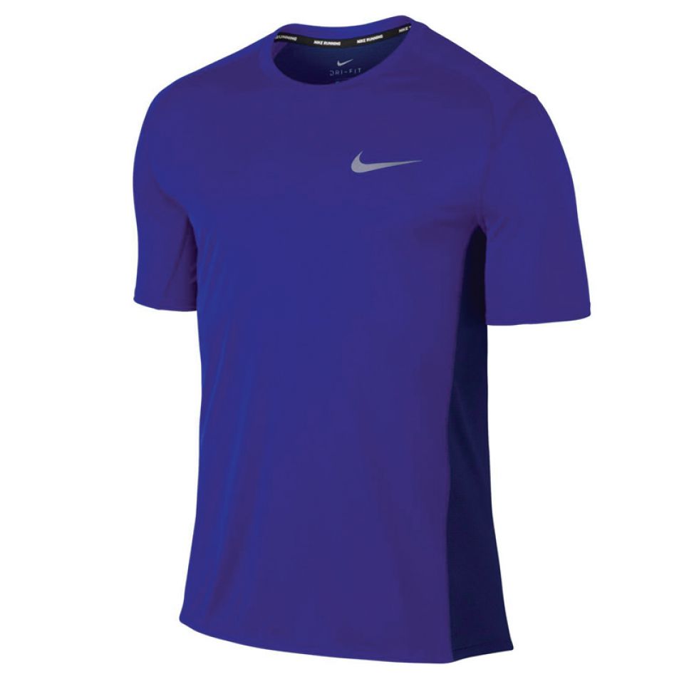 blue purple nike shirt