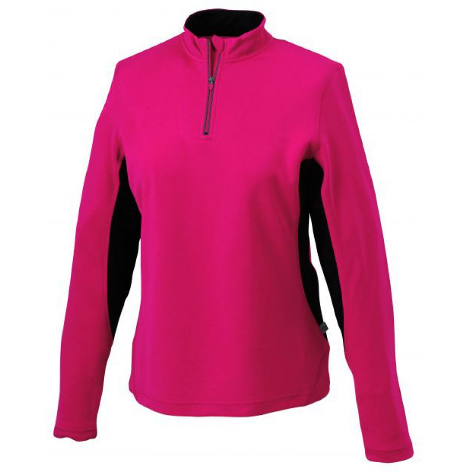 James Nicholson JN Shirt lange mouw berry dames (foto 1)