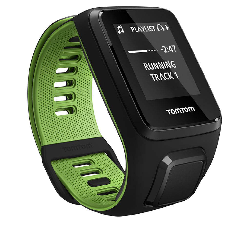 TomTom Runner 3 Cardio+Music+GPS zwart/groen large (foto 1)