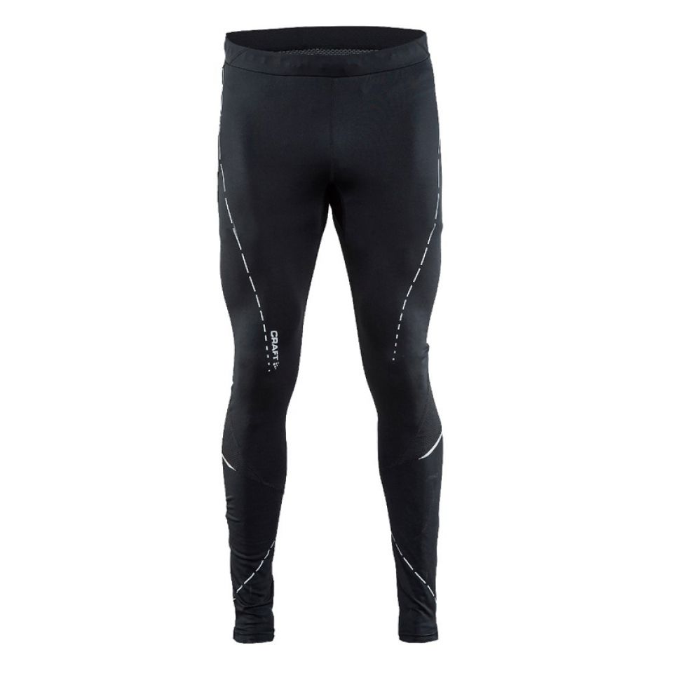 Craft lange tight Essential black Heren (foto 1)