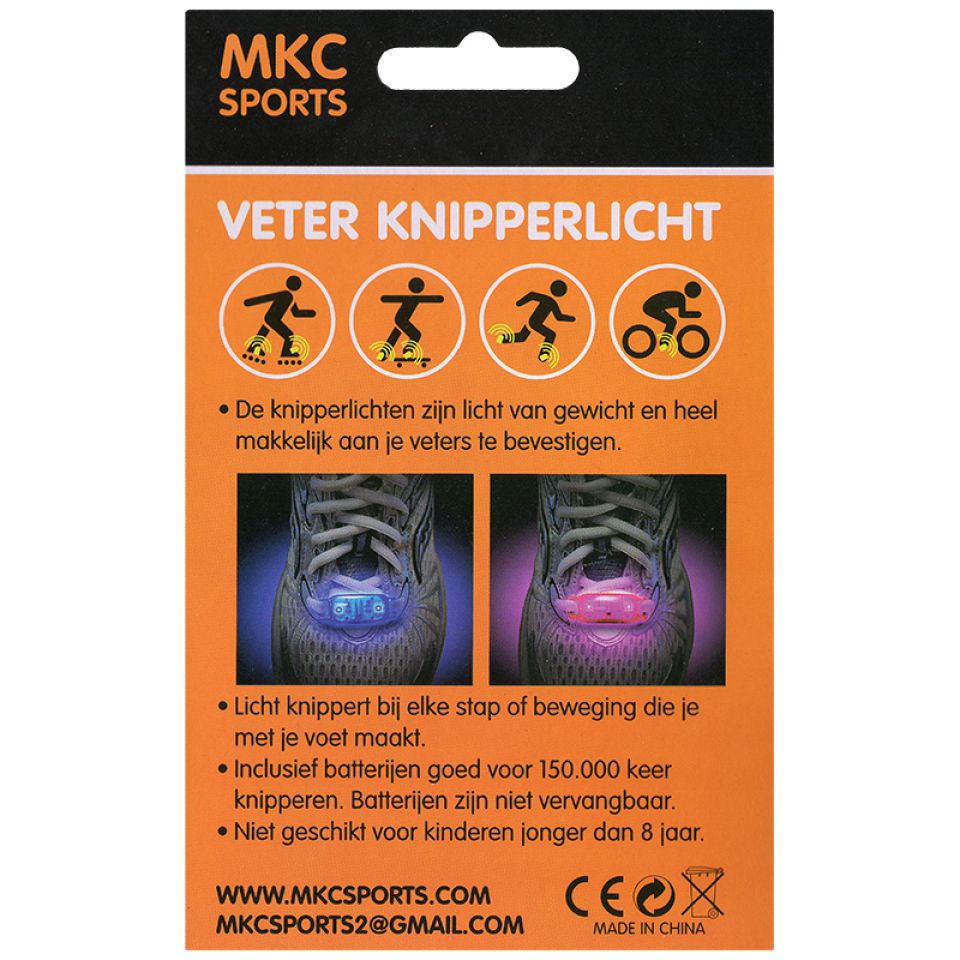 Mkc schoen knipperlicht LED kopen