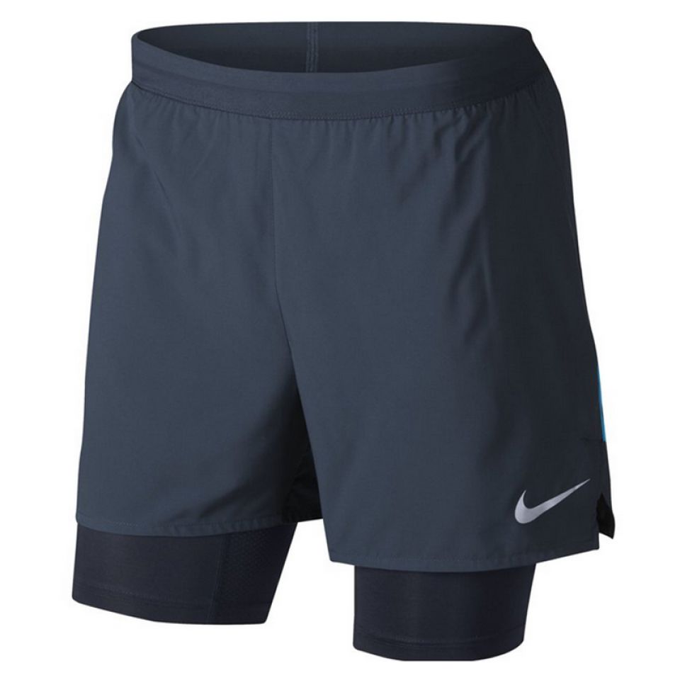 Nike short 2-in 1 Distance Heren (foto 1)