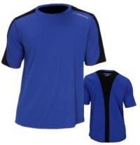 Brooks Shirt k/m Revelation T kobalt/zwart heren