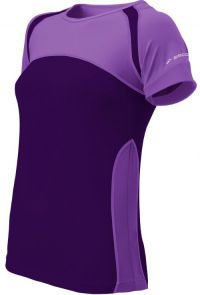Brooks Shirt k/m Equilibrium lila/paars dames
