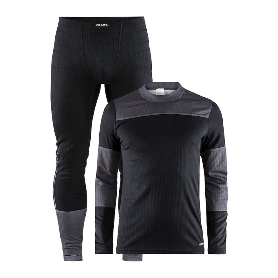 Craft set 2 delig Baselayer shirt lange mouwen + broek Heren (foto 1)