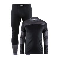 Craft set 2 delig Baselayer shirt lange mouwen + broek Heren (foto 1)