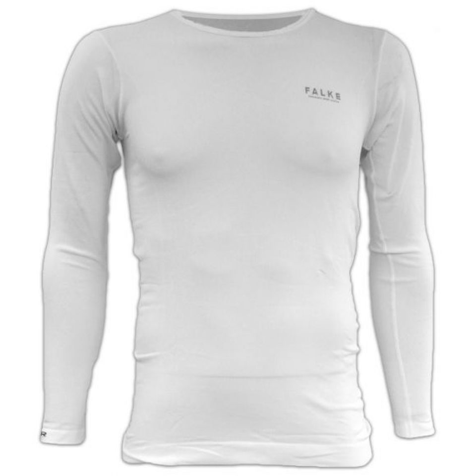 Falke Comfort Cool shirt lange mouw wit heren (foto 1)