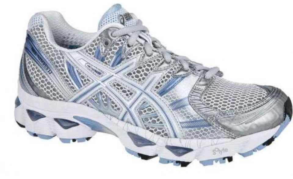 Celsius Verlichten ruw Asics Gel Nimbus 12 zilver/blauw dames (AB) kopen – Dames