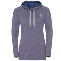 Odlo shirt lange mouw hoodie Irbis Dames (foto 1)