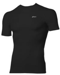 Asics shirt korte mouw Inner Muscle ondergoed  zwart heren