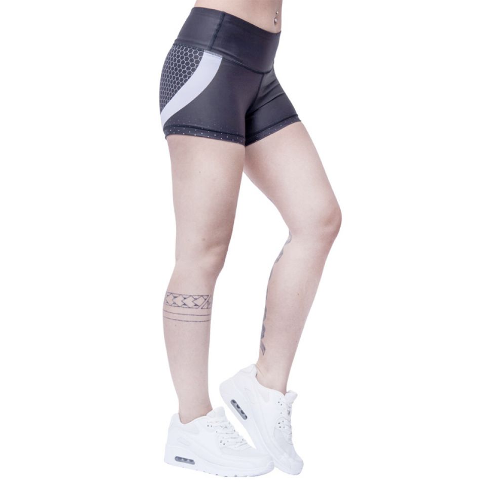 Anarchy apparel korte tight Hexagon Dames (foto 1)