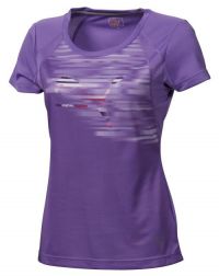 Puma shirt k/m logo paars dames