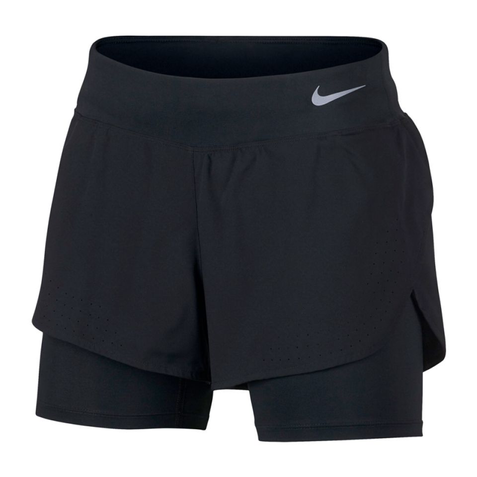 Nike short 2 in-1 Eclipse Dames (foto 1)