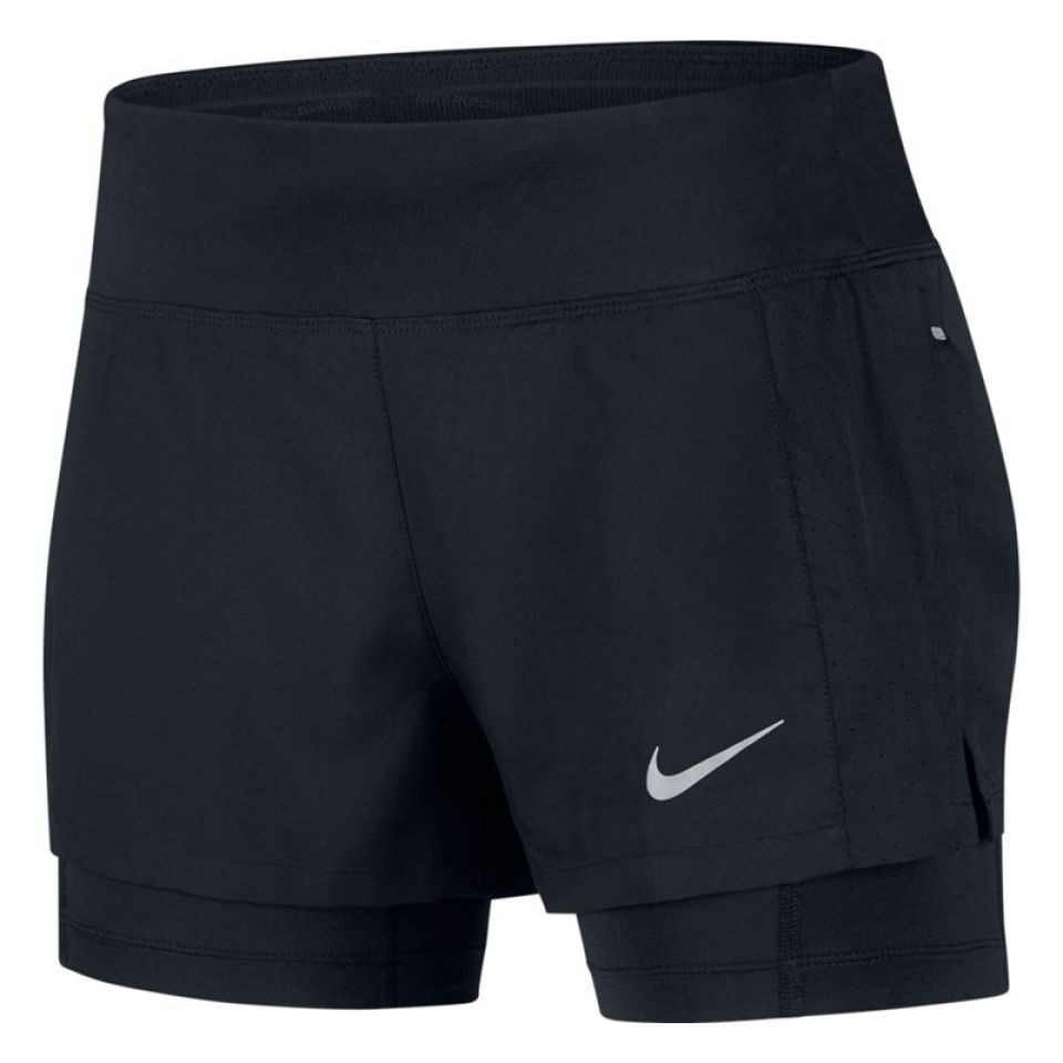 Nike short 2-in 1 Eclipse Dames (foto 1)