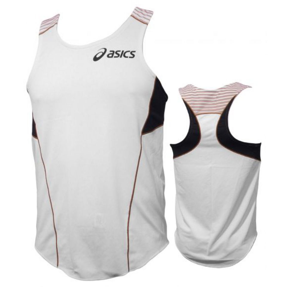 Asics Singlet TI Promo wit heren (foto 1)
