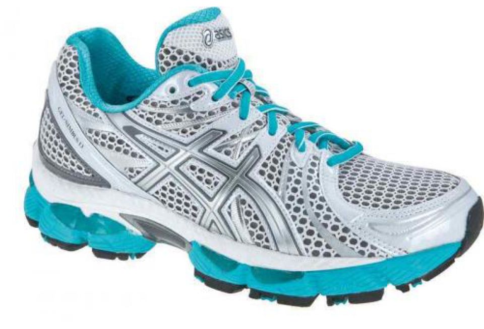 Asics Gel Nimbus 13 wit/turquoise dames (foto 1)