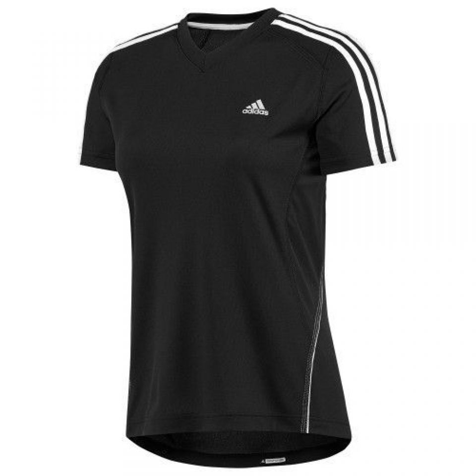 Adidas shirt k/m RSP zwart/wit dames (foto 1)