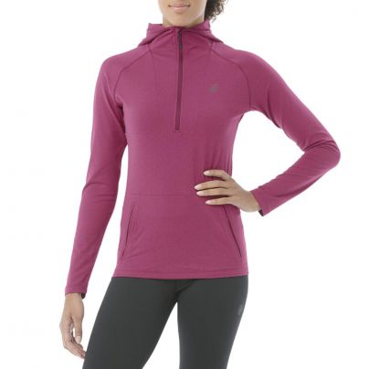 Asics lange mouw 1/2 zip hoodie Dames