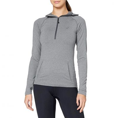 Asics lange mouw 1/2 zip hoodie Dames