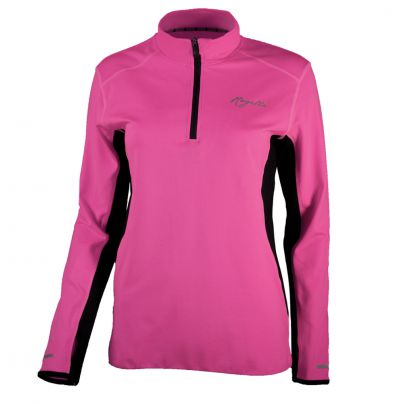 Rogelli shirt lange mouw 1/2 zip Running Dames