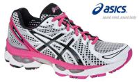 Asics Gel Nimbus 13 wit/onyx/pink dames