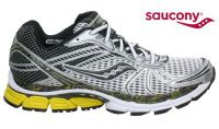 Saucony progrid Triumph 8 wit/gr/ge heren (lucky sizes)