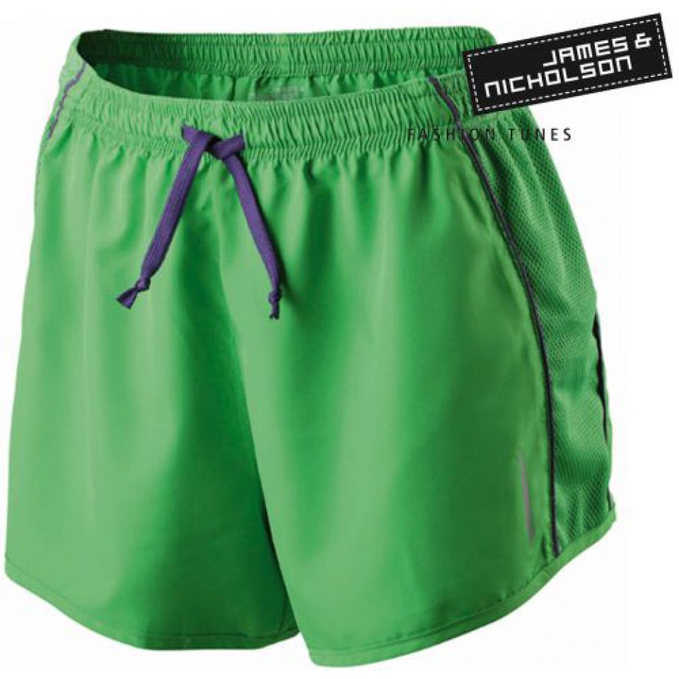 James Nicholson JN Short running groen/paars dames (foto 1)