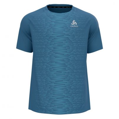 Odlo shirt korte mouw Essential Crew Print Heren