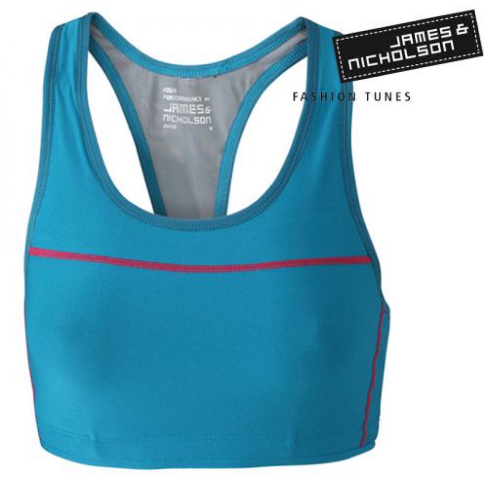 James Nicholson JN Sport Top turquoise dames (foto 1)
