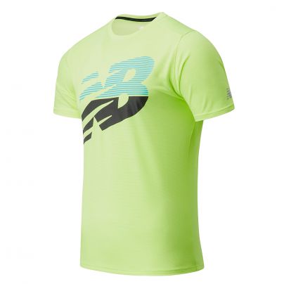 New Balance shirt korte mouw Printed Accelerate Heren