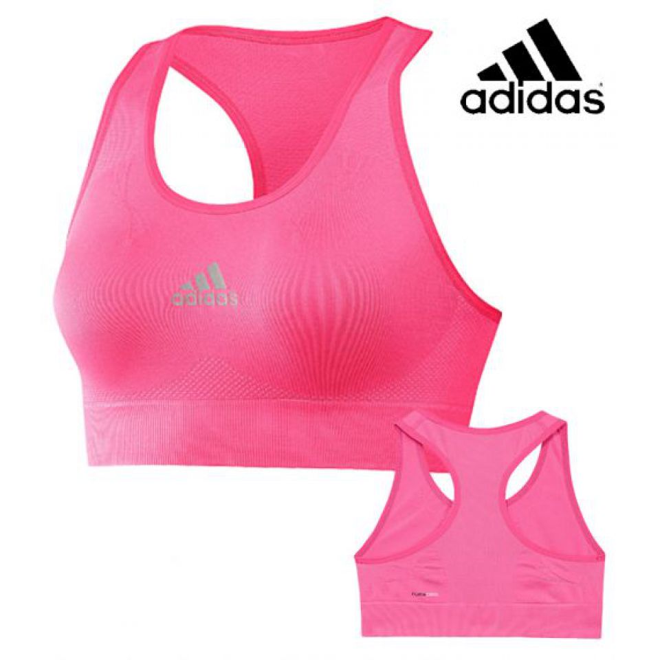 Adidas Sequential Bra roze dames (foto 1)