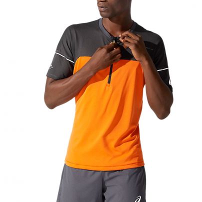 Asics shirt korte mouw 1/2 zip FujiTrail Heren